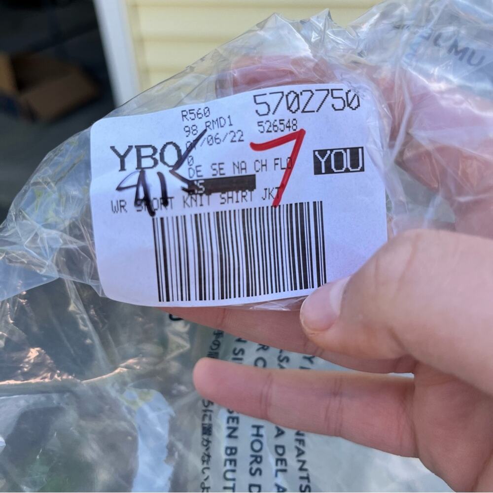 Lands’ End Blue Patterned Knit Shacket Lightweigh… - image 9